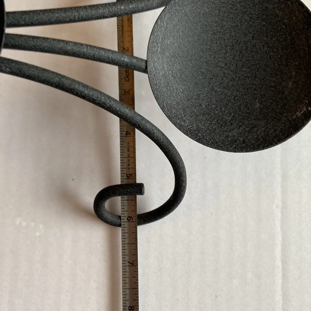 Black Iron Candle Holder